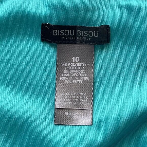 Bisou Bisou Michele Bohbot Blouson Adjustable Strap Maxi Dress - Picture 5 of 8